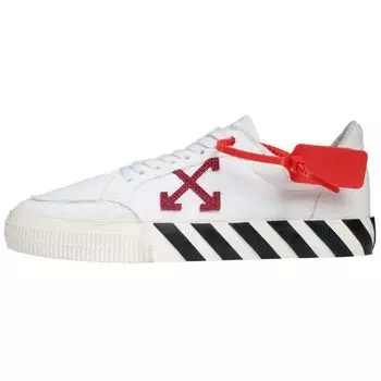 Кроссовки Off-White Vulc белые фиолетовые унисекс-кроссовки OMIA085R20D33050-0129 41