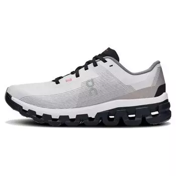 Кроссовки ON Cloudflow 4 DISTANCE Бело-черные женские 3WD30320462 36.5