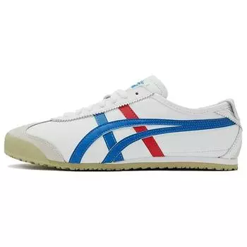 Кроссовки Onitsuka Tiger Mexico 66 Белые Синие Красные(DL408-0146) 39.5