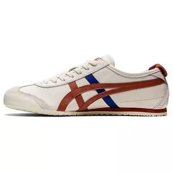 Кроссовки Onitsuka Tiger Mexico 66 Березовый Ржаво-красный Синий(1183A201-206) 42.5