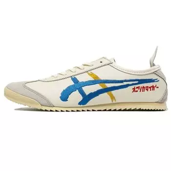 Кроссовки Onitsuka Tiger Mexico 66 Deluxe Calligraphy — белые мужские кроссовки Directoire синие 1181A119-101 43.5