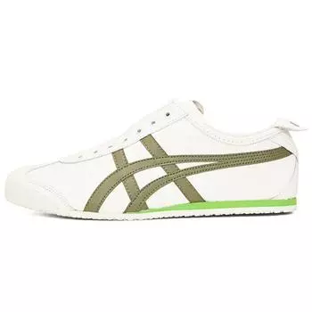 Кроссовки Onitsuka Tiger Mexico 66 Slip-On White Olive Green Unisex 1183B815-105 36