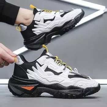 Кроссовки Pop Shoes Весенние кроссовки Трендовые кроссовки Дышащая повседневная мужская обувь 39