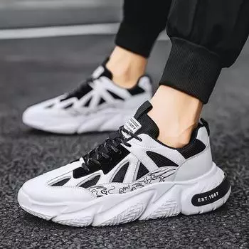 Кроссовки повседневные мужские туфли теннисные туфли тренировочные беговые дышащие туфли модные мокасины кроссовки для мужчин 39