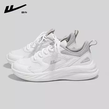 Кроссовки Pull Back Мужская обувь Сетчатая дышащая мягкая подошва Легкая женская обувь для бега 35 чёрный