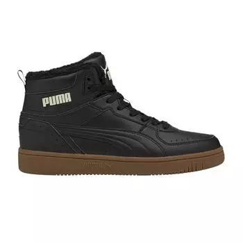 Кроссовки Puma Rebound Joy Fur - Black Gum Unisex Whisper-White 375576-06 36