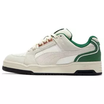 Кроссовки Puma Slipstream Lo FG Off White Green Unisex Кремовые 389468-01 35.5