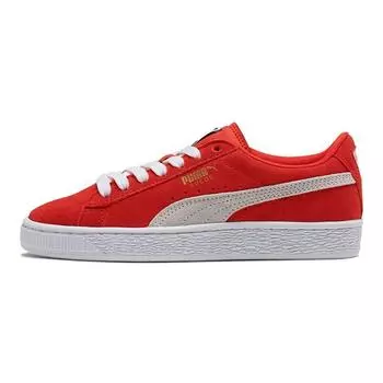 Кроссовки Puma Suede Jr High Risk Red Kids Белый 355110-03