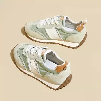 Кроссовки Raise the Bottom из натуральной кожи Argan для женщин, весенние, новые, с плоской подошвой, маленькие, повседневные кроссовки 35 зелёный
