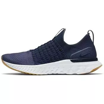 Nike React Phantom Run Flyknit 2 College Navy Мужские кроссовки Blue Blue-Fox Light-Silver CJ0277-401 40