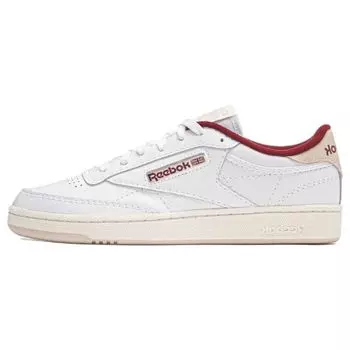 Кроссовки Reebok Club C 85 White Classic Maroon Unisex Stucco 100032972 42