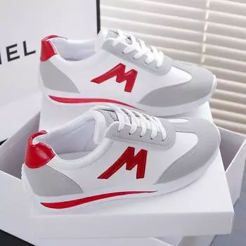 Кроссовки с глубоким вырезом и круглой головкой, легкие универсальные дышащие повседневные спортивные белые туфли с крестообразным кружевом, обувь Forrest Gump, теннисные кроссовки 38 чёрный