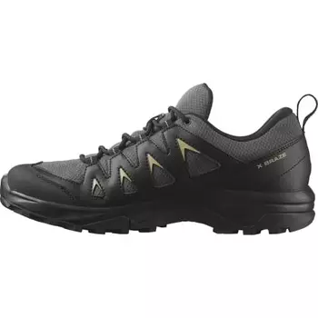 Кроссовки Salomon Hiking Trekking Shoes X BRAZE GORE-TEX мужские Magnet/черные/серо-зеленые 25,5 см