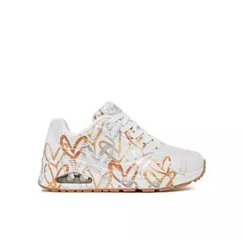Кроссовки Skechers Uno Metallic Love 155523/WTGD белый 41