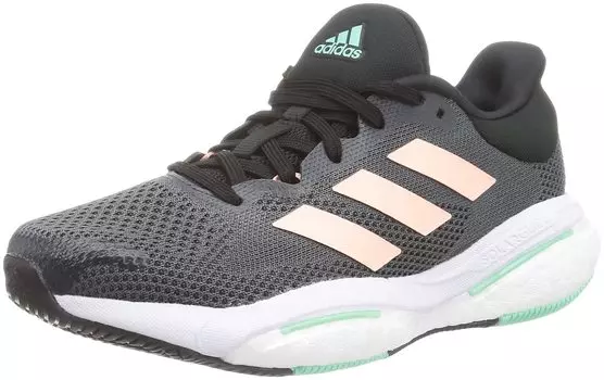 Кроссовки Solar Glide 5 LSW25 Gray Flash Mint cm [Adidas] женские Six/Light Orange/Pulse (GX5495) 24,0