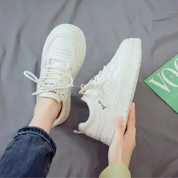 Кроссовки спортивная обувь для женщин спортивная на шнуровке высокая на платформе вулканизированная обувь оригинальное качество мода 2024 женская обувь 35