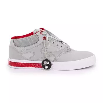 Кроссовки средней длины Star Wars Kalis серые кожаные Mixed DC SHOES
