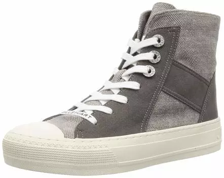 Кроссовки Stuart Sneaker Boots High Cut Lace Up Sneakers Grey Suede Combination cm E [Jill Shoe] Women s 23.0