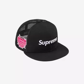 Кроссовки Supreme Box Logo Mesh Back New Era Black 24SS -