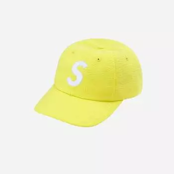 Кроссовки Supreme Seersucker S с логотипом, 6 панелей, желтые, 24SS -