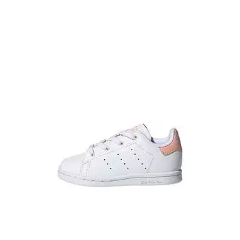 кроссовки (TD) adidas originals Stan Smith El I Sneakers White/Pink EE7596