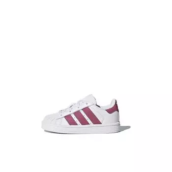 кроссовки (TD)adidas originals Superstar White/Red CQ2858
