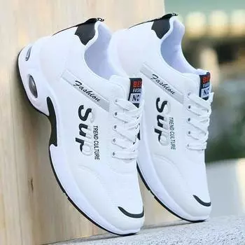 Кроссовки Tenis Masculino Non-Slip для мужчин - новые дышащие повседневные мужские кроссовки с невидимым внутренним усилением Бесплатная доставка 39
