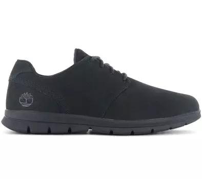 Кроссовки Timberland GRAYDON BASIC LOW - Мужская обувь из кожи черного цвета TB0A412A-015 ОРИГИНАЛ EU 44.5 US 10.5 чёрный