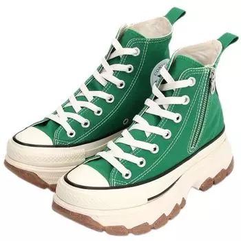Кроссовки Толстая подошва Zip All Star Trekwave AS TREKWAVE Z HI Зеленый см [Converse] (р) 23,0 зелёный