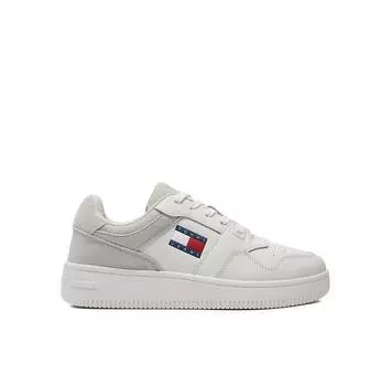 Кроссовки Tommy Jeans Retro Basket Mix Media EN0EN02653 белый EU 40