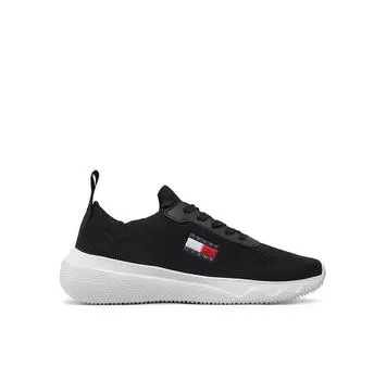 Кроссовки Tommy Jeans Tjw Knit Runner EN0EN02564 черный EU 38