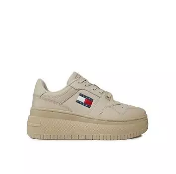 Кроссовки Tommy Jeans Tjw Retro Basket Flatform Ess EN0EN02506 бежевый 41
