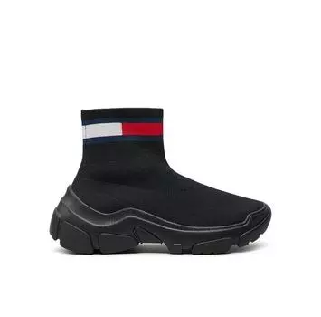 Кроссовки Tommy Jeans Tjw Sock Boot EN0EN02446 черный EU 40
