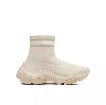 Кроссовки Tommy Jeans Tjw Sock Boot EN0EN02446 бежевый EU 40