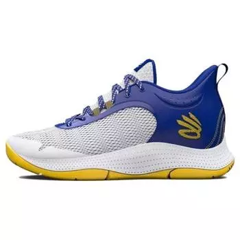 Кроссовки Under Armour Curry 3Z6 Warriors Home Мужские White Royal 3025090-103 44