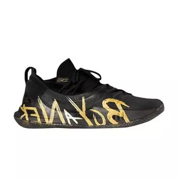 Кроссовки Under Armour Curry 5 TB Boyanek Мужские Черный Металлик-Золото 3021708-001 41