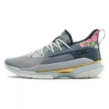 Кроссовки Under Armour Curry 7 Floral Китайский Новый год (2020)(3021258-103) 46