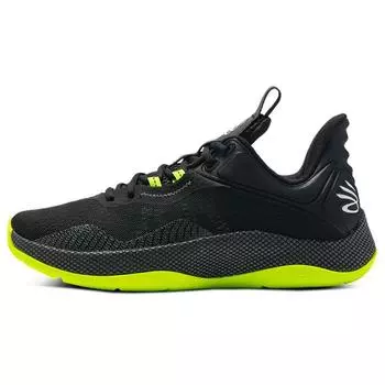 Кроссовки Under Armour Curry HOVR Splash 2 Черные Зеленые Мужские 3025636-001 44