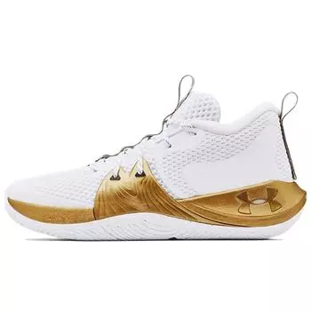 Кроссовки Under Armour Embiid One Goldmind Unisex Белый Металлик-Золото 3023086-105 44