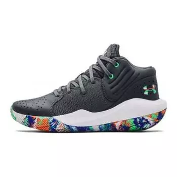 Кроссовки Under Armour Jet 21 GS Pitch Grey Antifreeze Kids 3024794-111 37.5