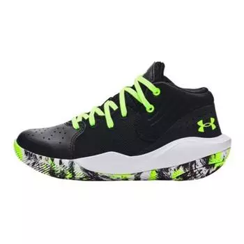 Кроссовки Under Armour Jet 21 PS Black Lime Kids Белый 3024795-007 28