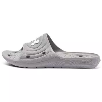 Кроссовки Under Armour Locker 4 Slide Mod Серые мужские белые 3023758-100 41