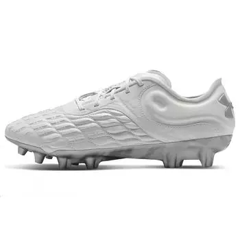 Кроссовки Under Armour Magnetico Elite 3 FG Белые Переливающиеся Мужские 3026740-101 44