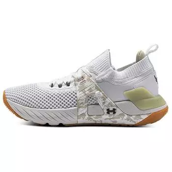 Кроссовки Under Armour Project Rock 4 Camo - White Pitch Grey 3025143-103 42.5