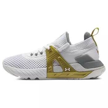 Кроссовки Under Armour Project Rock 4 White Metallic Gold 3023696-104 35.5