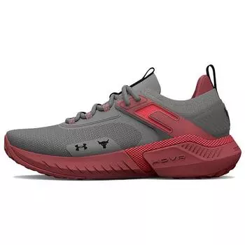 Кроссовки Under Armour Project Rock 5 Iron Paradise Women Grey Tin Deco-Rose 3026208-103 36