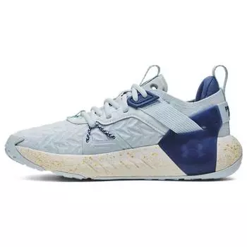 Кроссовки Under Armour Project Rock 6 Halogen Blue, белые 3026535-400 37.5