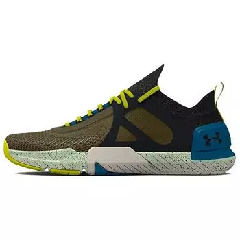Кроссовки Under Armour TriBase Reign 4 Pro Tent Черные мужские Зеленые 3025080-300 44