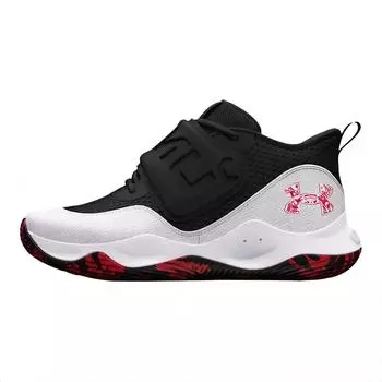 Кроссовки Under Armour Zone BB 2 GS Black White Kids Красный 3026637-003 38.5