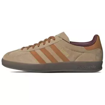 Кроссовки унисекс adidas Gazelle Indoor Warm Sandstone Craft Ochre Brown Shadow-Red JH5412 37